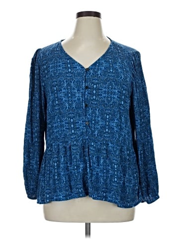 Style&Co Long Sleeve Blouse (view 1)