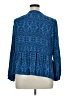 Style&Co 100% Rayon Blue Long Sleeve Blouse Size XL - photo 2