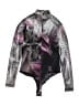 ALLSAINTS Print Purple Long Sleeve Blouse Size 2 - photo 2