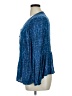 Style&Co 100% Rayon Blue Long Sleeve Blouse Size XL - photo 5