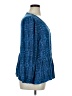 Style&Co 100% Rayon Blue Long Sleeve Blouse Size XL - photo 4