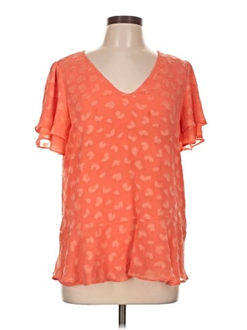 MICHAEL Michael Kors Short Sleeve Blouse (view 1)