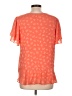 MICHAEL Michael Kors Orange Short Sleeve Blouse Size L - photo 2