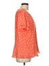 MICHAEL Michael Kors Orange Short Sleeve Blouse Size L - photo 4