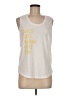Fabletics Ivory Sleeveless T-Shirt Size M - photo 1
