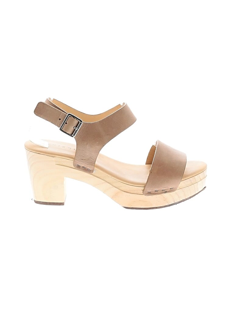 Pre-owned Nisolo Wedges In Tan