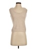 Cupcakes & Cashmere 100% Polyester Tan Sleeveless Top Size XS - photo 1