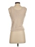 Cupcakes & Cashmere 100% Polyester Tan Sleeveless Top Size XS - photo 2