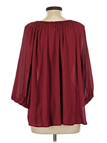 Easel 3/4 Sleeve Blouse (view 2)