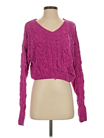 Pink Rose Pullover Sweater (view 1)