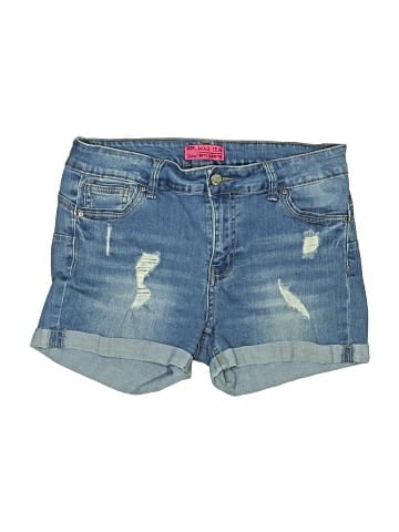 Wax Jean Denim Shorts (view 1)