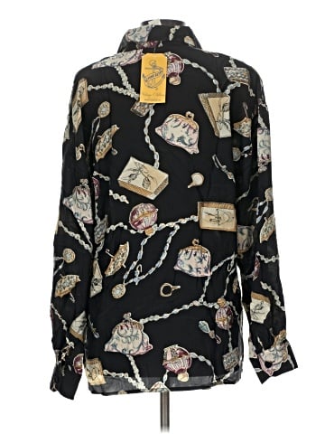 Casual Corner Long Sleeve Silk Top (view 2)