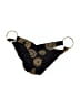 L Space Paisley Black Swimsuit Bottoms Size M - photo 1