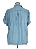 Caffé Marrakesh 100% Tencel Blue Short Sleeve Button-Down Shirt Size XL - photo 2