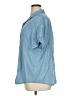 Caffé Marrakesh 100% Tencel Blue Short Sleeve Button-Down Shirt Size XL - photo 5