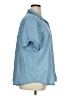 Caffé Marrakesh 100% Tencel Blue Short Sleeve Button-Down Shirt Size XL - photo 4