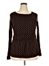 Boden Brown Long Sleeve Blouse Size 18r - photo 1