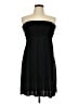 Xhilaration Solid Black Cocktail Dress Size L - photo 1