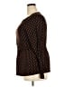 Boden Brown Long Sleeve Blouse Size 18r - photo 5