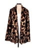 Slinky Brand 100% Polyester Brown Cardigan Size M - photo 1