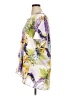 Susan Graver 100% Polyester Floral Purple Short Sleeve Blouse Size XL - photo 5