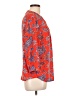 Rose & Thyme 100% Polyester Orange 3/4 Sleeve Blouse Size L - photo 4