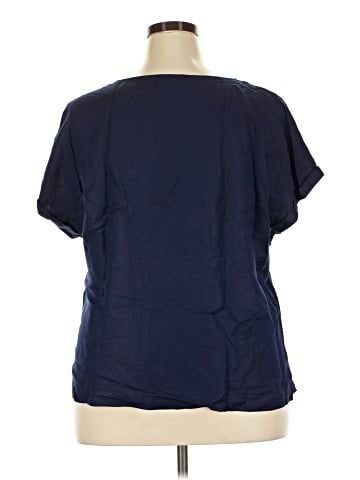 Anne Klein Short Sleeve Blouse (view 2)