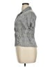 Sim & Sam 100% Rayon Tweed Gray Short Sleeve Blouse Size XL - photo 5