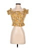 Forever 21 100% Rayon Yellow Sleeveless Blouse Size M - photo 1