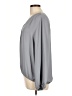 Chaus 100% Polyester Gray Long Sleeve Blouse Size L - photo 5
