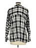 Topshop Plaid Black Long Sleeve Button-Down Shirt Size 8 - photo 2