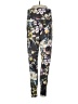 running bare Floral Black Active Pants Size 4 - 6 - photo 1