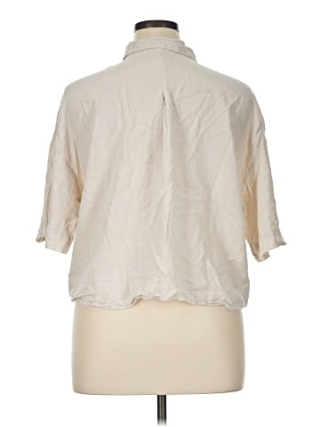 H&M 3/4 Sleeve Button-Down Shirt (view 2)