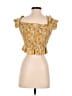 Forever 21 100% Rayon Yellow Sleeveless Blouse Size M - photo 2