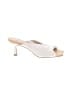 Saks Fifth Avenue White Sandals Size 8 1/2 - photo 1