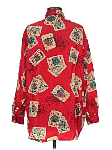 Diane von Furstenberg Long Sleeve Silk Top (view 2)