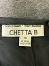 Chetta B 100% Polyester Solid Black Formal Skirt Size 12 - photo 4