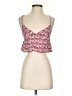 Subdued Burgundy Sleeveless Top Size S - photo 1