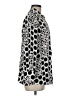 Insight 100% Rayon Polka Dots Black Long Sleeve Blouse Size M - photo 4