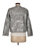 Chico's Metallic Silver Jacket Size Med (1) - photo 2