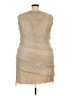 Connected Apparel Metallic Tan Cocktail Dress Size 20 - photo 2