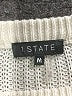 1.State 100% Cotton Chevron-herringbone Blue Pullover Sweater Size M - photo 7