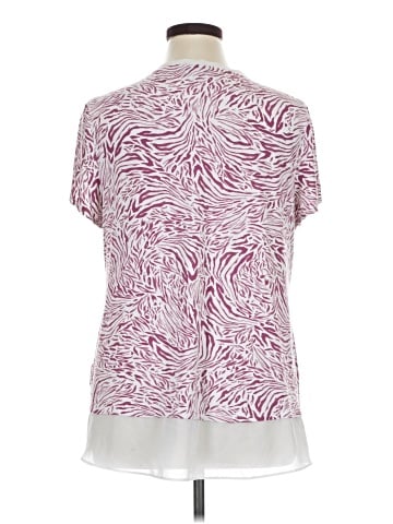 JM Collection Short Sleeve Blouse (view 2)