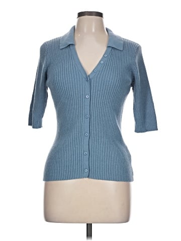 OAK + FORT 3/4 Sleeve Button-Down Shirt (view 1)