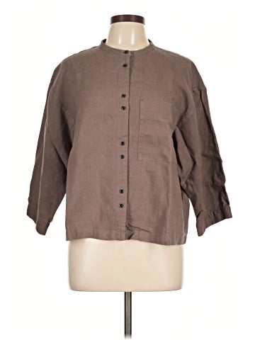 Everlane 3/4 Sleeve Button-Down Shirt (view 1)