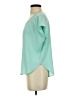 XXI 100% Polyester Teal Short Sleeve Blouse Size S - photo 5