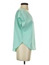 XXI 100% Polyester Teal Short Sleeve Blouse Size S - photo 4