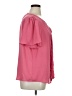 Liz Claiborne 100% Polyester Pink Short Sleeve Blouse Size XL - photo 4