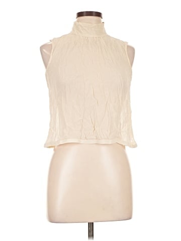 Kenar Sleeveless Silk Top (view 1)