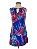 Ali Ro Tropical Blue Cocktail Dress Size 0 - photo 1